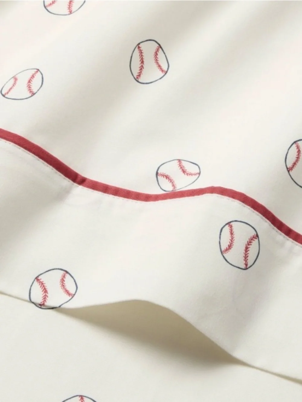FULL Baseball Kids' Cotton Sheet Set - Pillowfort